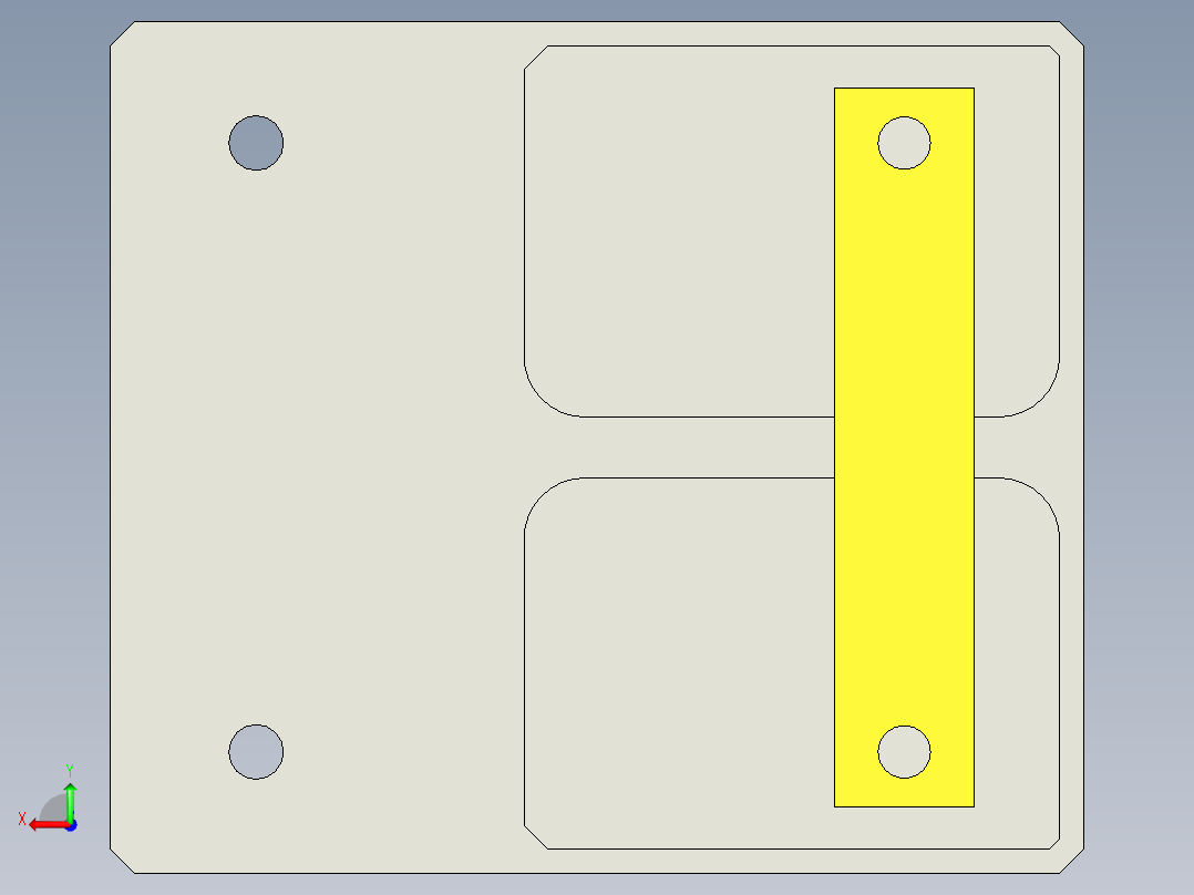 型材-KJN DOUBLE BALL STOP LATCH 3842530241后视图