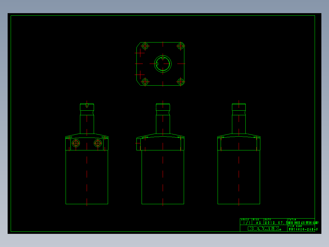 KOSMEKWHE4000-2AR-F多系列多零件图纸模型多系列多零件图纸模型