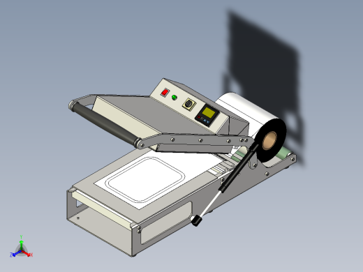 塑料食品容器手动托盘密封机包装机