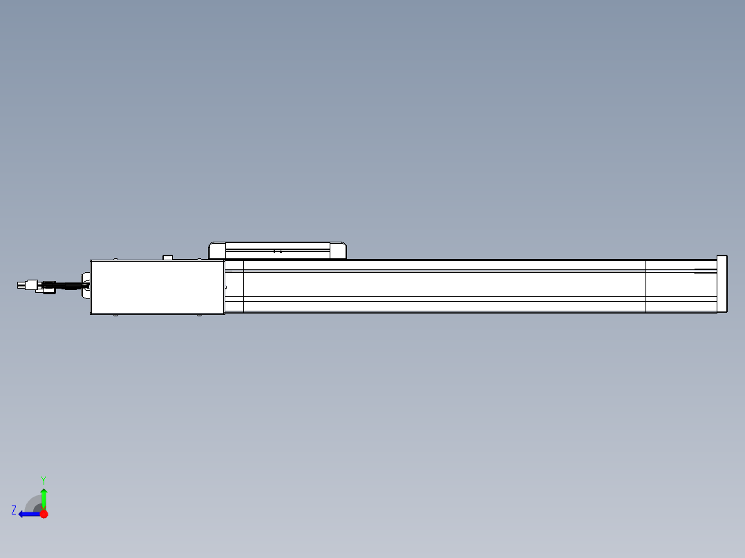 威洛博LB.GB同步带传动--欧规系列LB6A-L65-S400-BL右视图