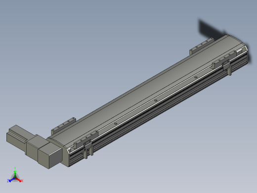 直线模组WG-LHB12-S650-R(B)设计图纸
