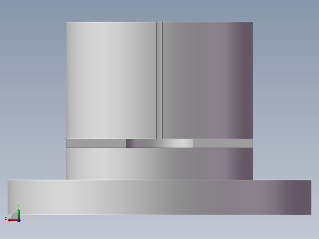 光轴固定座后视图