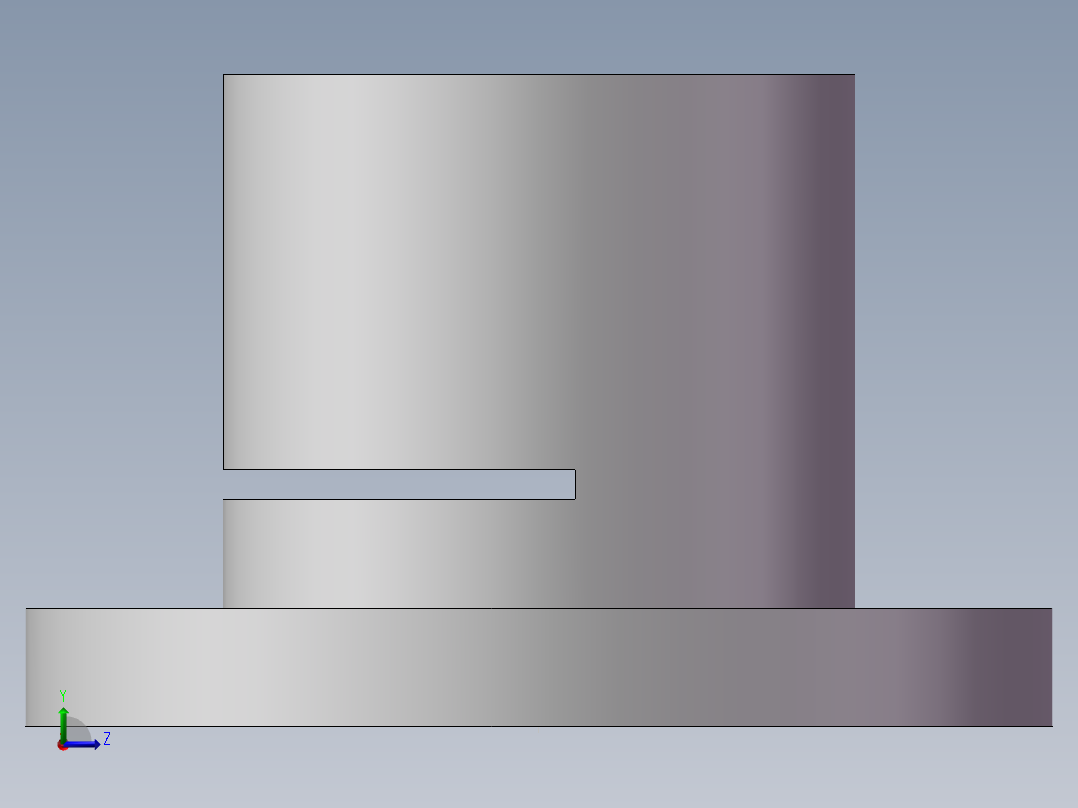 光轴固定座左视图