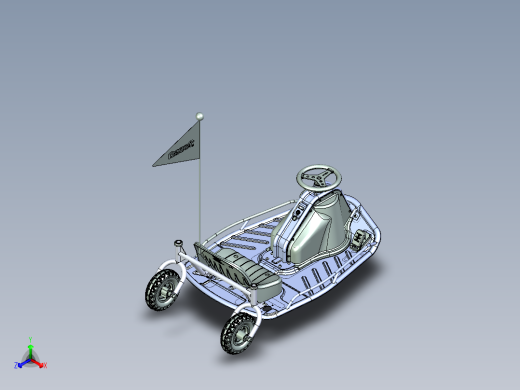 35-美国Razor Crazy Cart终极疯狂漂移儿童卡丁车图纸