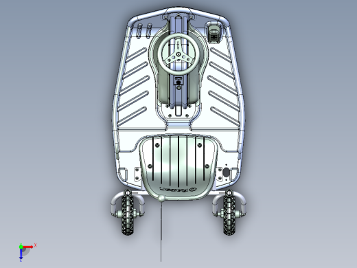 35-美国Razor Crazy Cart终极疯狂漂移儿童卡丁车图纸俯视缩略图