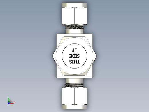 不锈钢升降式止回阀，0.30 Cv，1-4英寸。世伟洛克卡套管接头前视缩略图