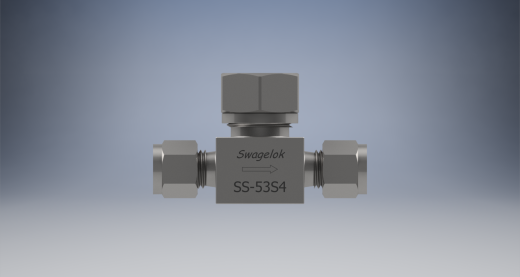 不锈钢升降式止回阀，0.30 Cv，1-4英寸。世伟洛克卡套管接头缩略图