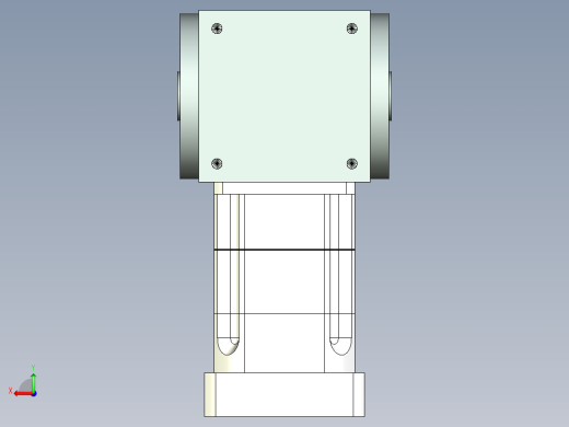 换向器PW140双孔 PGH115-L2 22-110-145-M8-8B后视缩略图