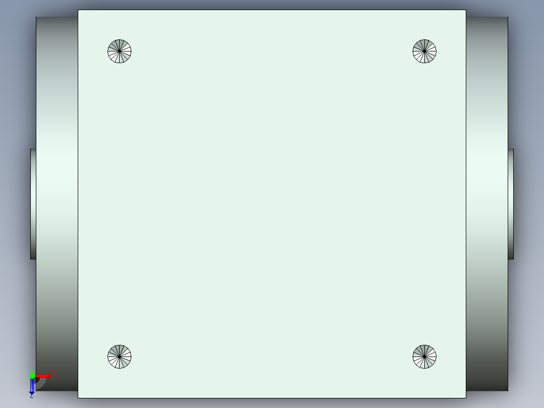 换向器PW140双孔 PGH115-L2 22-110-145-M8-8B俯视图