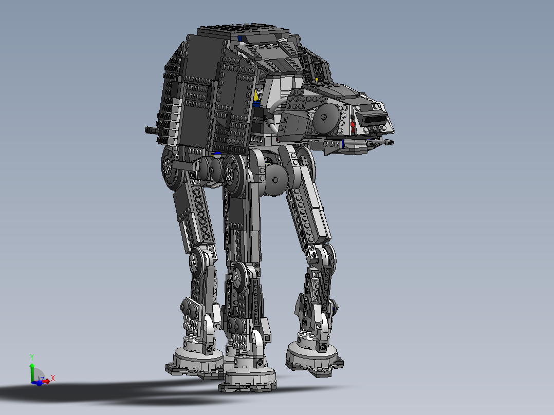 星战帝国行者乐高模型ATAT