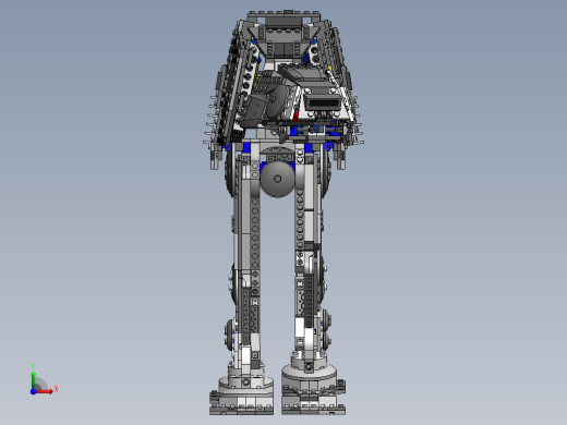 星战帝国行者乐高模型ATAT前视缩略图