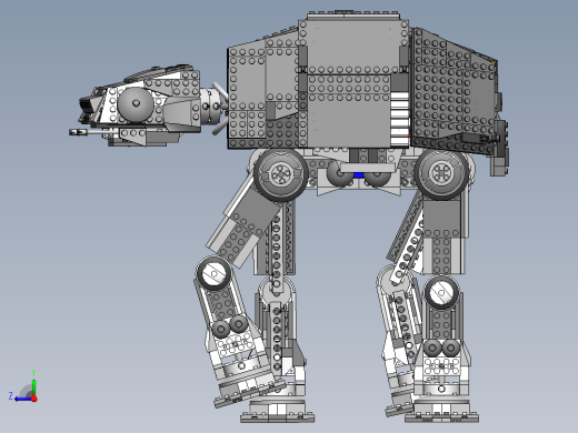 星战帝国行者乐高模型ATAT右视缩略图