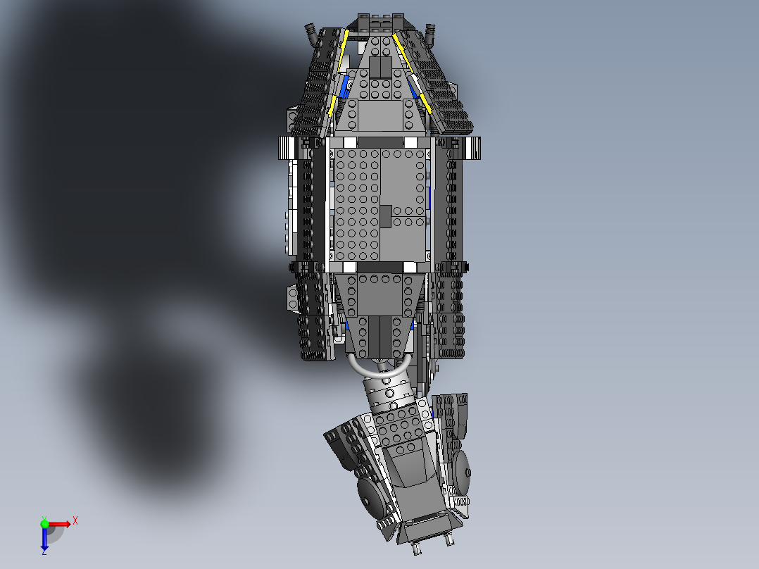 星战帝国行者乐高模型ATAT俯视图