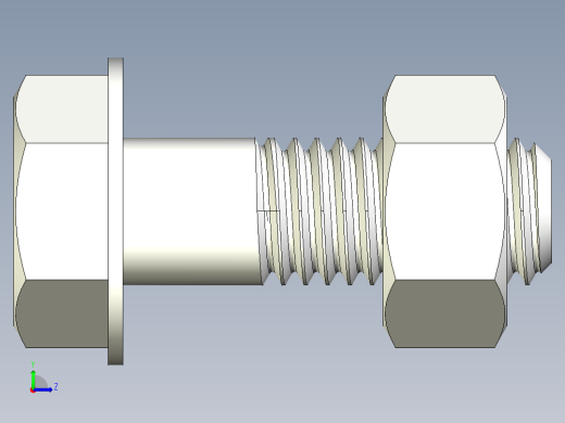 螺栓和螺母-M10 X 1.5左视缩略图