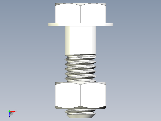 螺栓和螺母-M10 X 1.5俯视缩略图