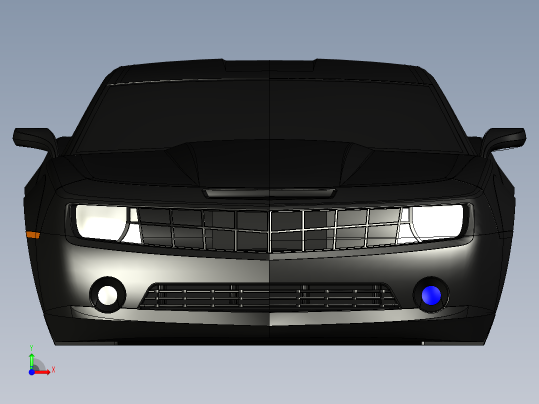 汽车车身 (82)前视图