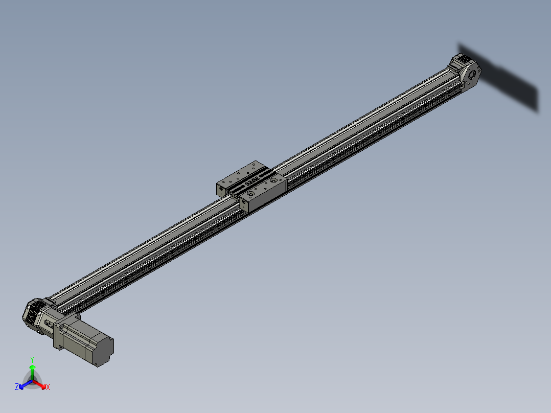 模组FPB45-L1000-L正等轴测图