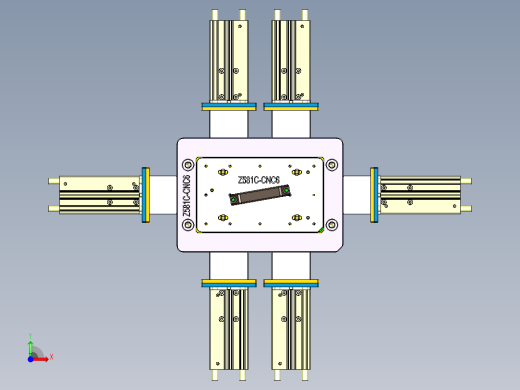 Z581C-笔记本CNC工装夹具三维模型CNC6-0902前视缩略图