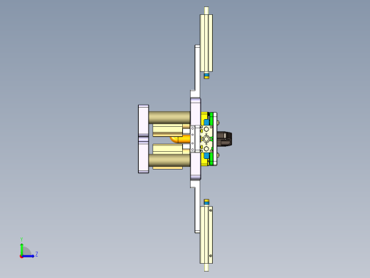 Z581C-笔记本CNC工装夹具三维模型CNC6-0902左视缩略图