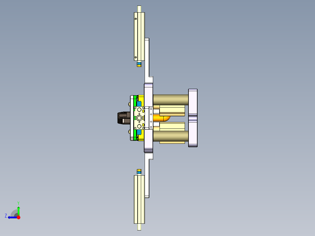 Z581C-笔记本CNC工装夹具三维模型CNC6-0902右视图