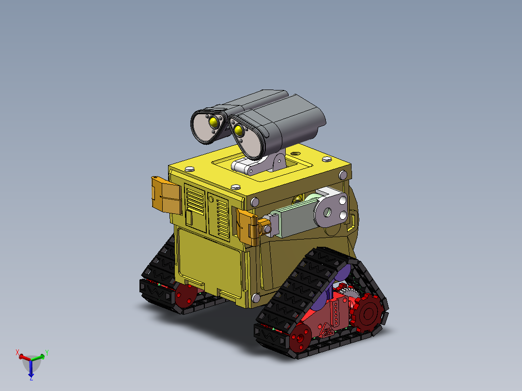 瓦力履带机器人sw18可编辑