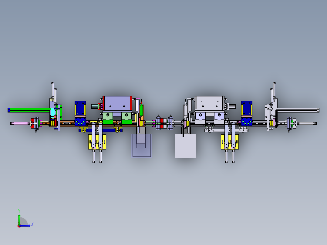 电子开关功能检测设备sw17可编辑左视图