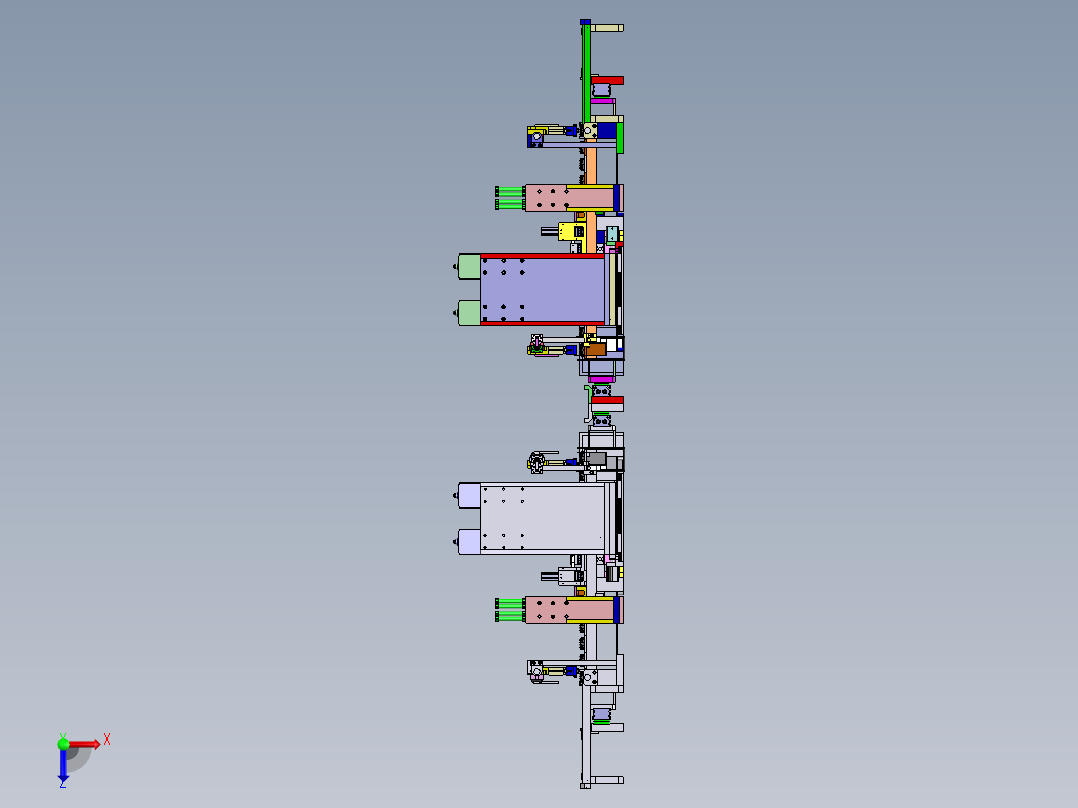 电子开关功能检测设备sw17可编辑俯视图