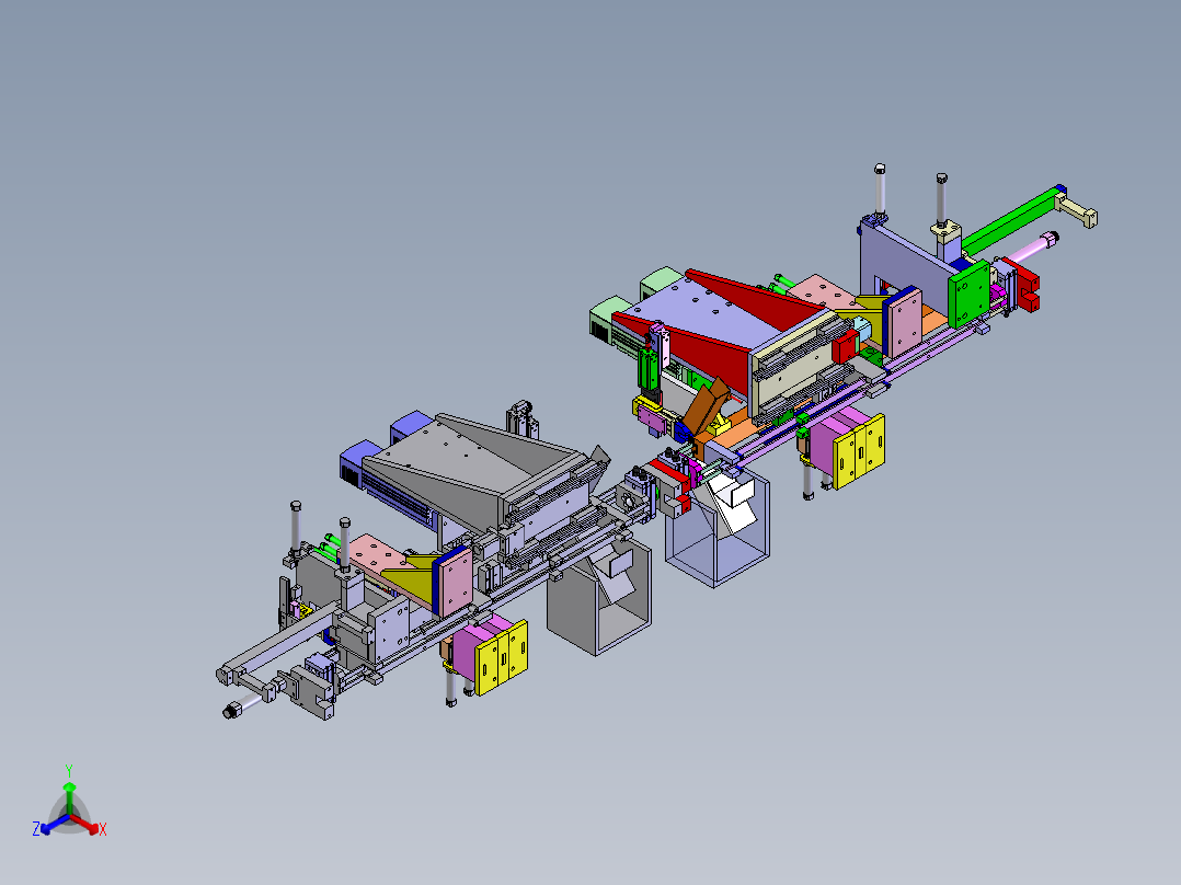 电子开关功能检测设备sw17可编辑正等轴测图