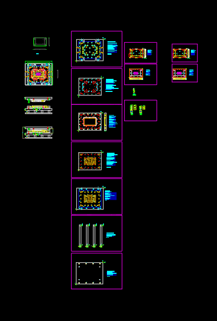平板电脑成型70度模具设计图