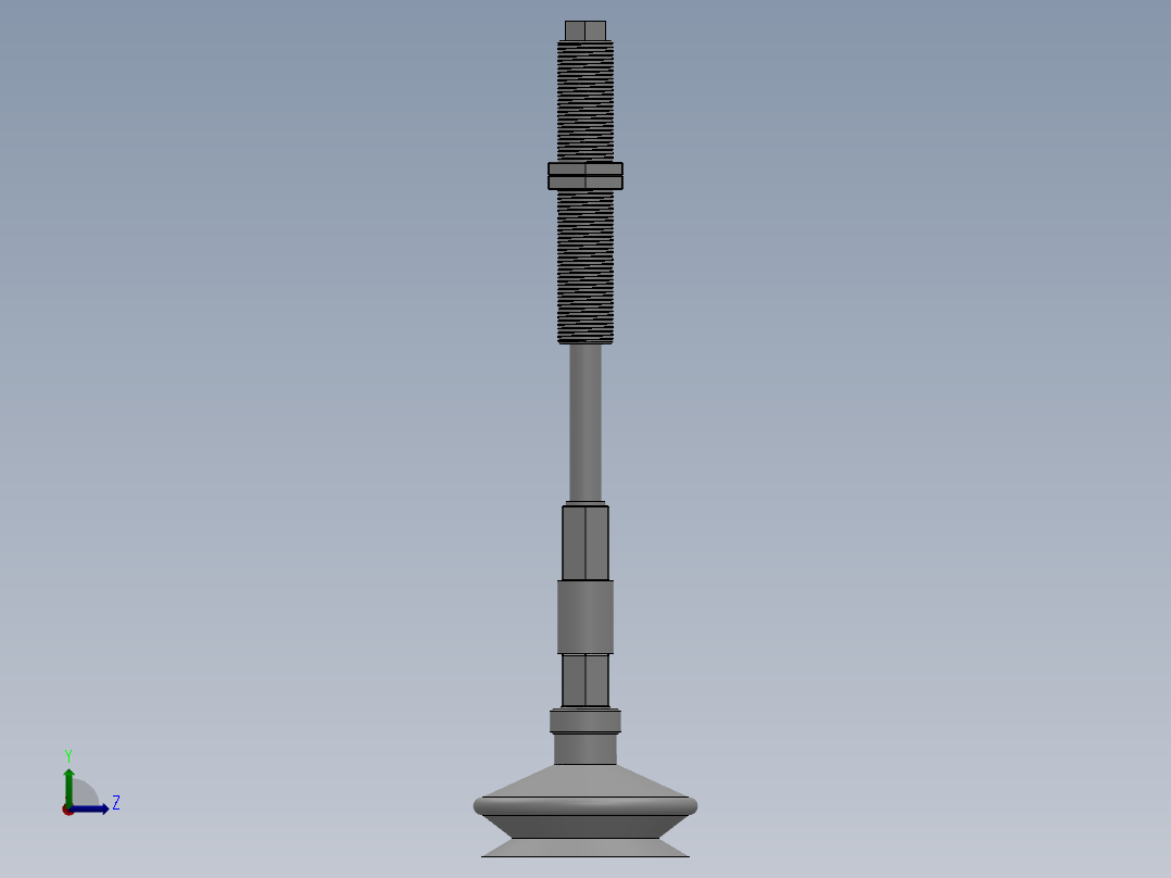 缓冲型风琴吸盘 ZPR系列 8款左视图