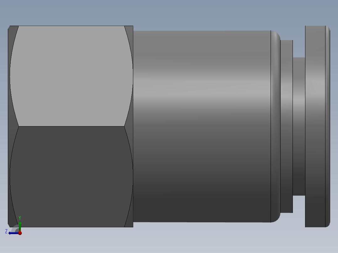 气动元件APCF12_02右视图