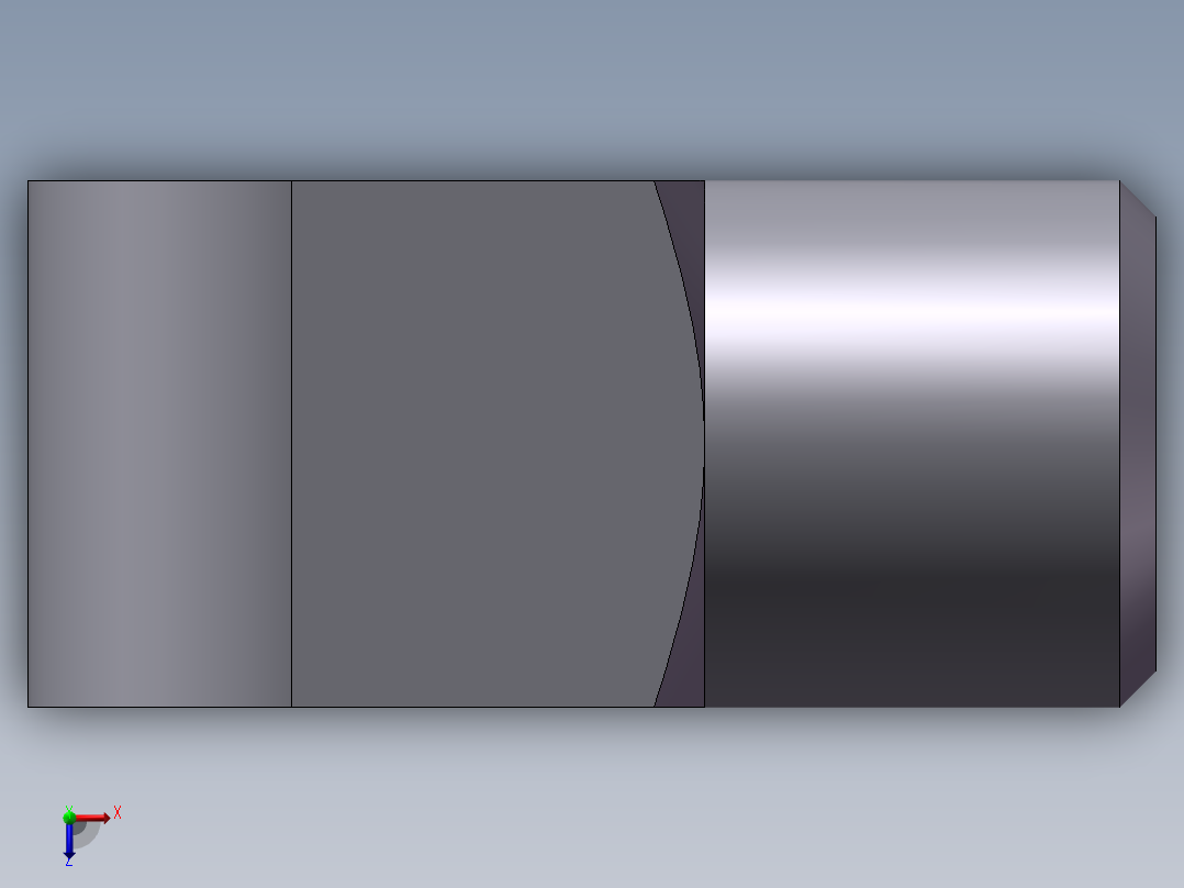 弯接头-W、1D9-14俯视图