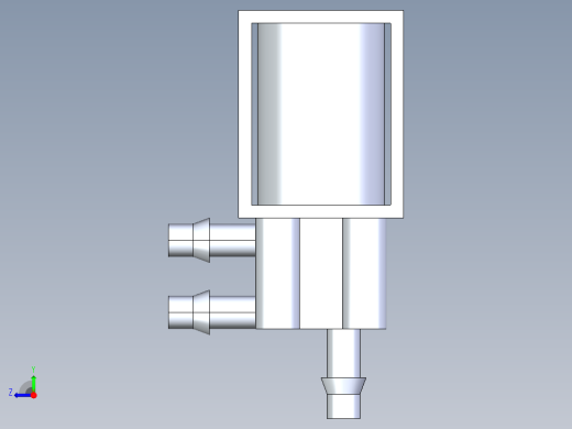 Uxcell三通电磁阀右视缩略图