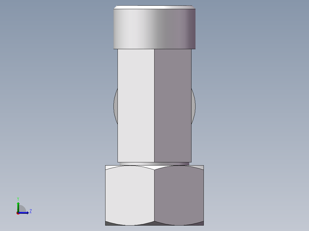 CC+CD 三通组合接头、CD-30左视图