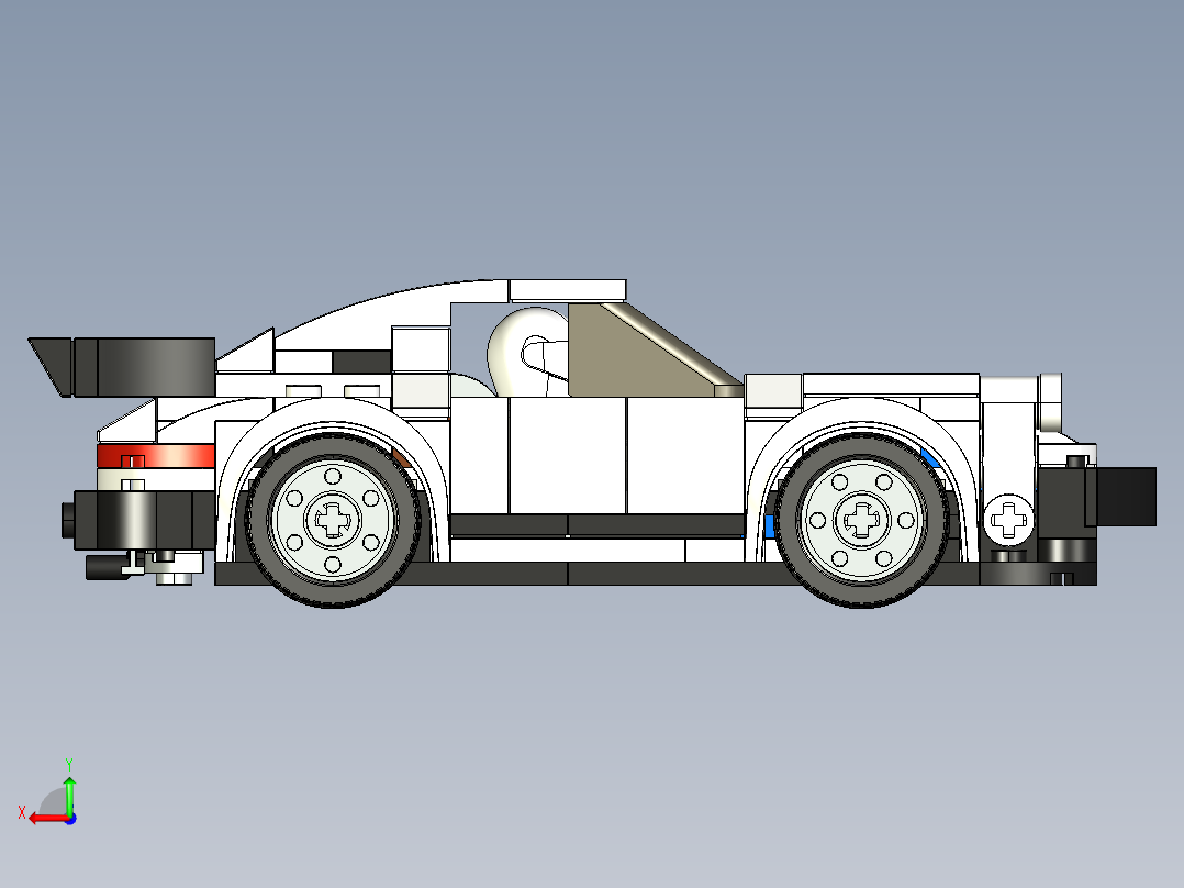 A3004181-乐高 保时捷 911 (75895)后视图