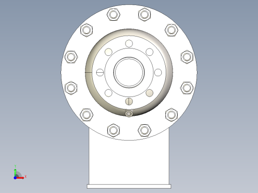 气体冷却器 219x900-DN65前视缩略图