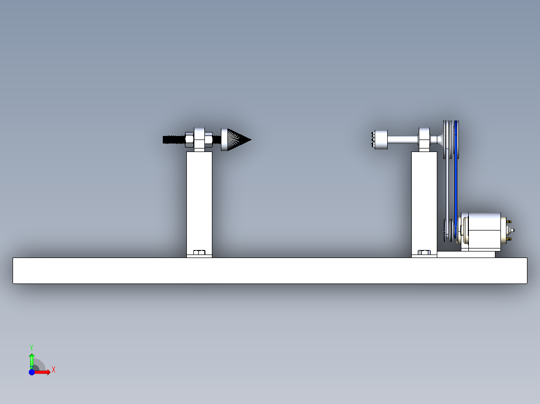 B2004559-迷你木工车床前视图