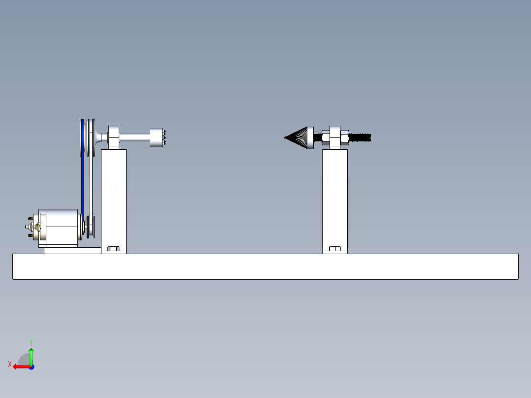 B2004559-迷你木工车床后视图