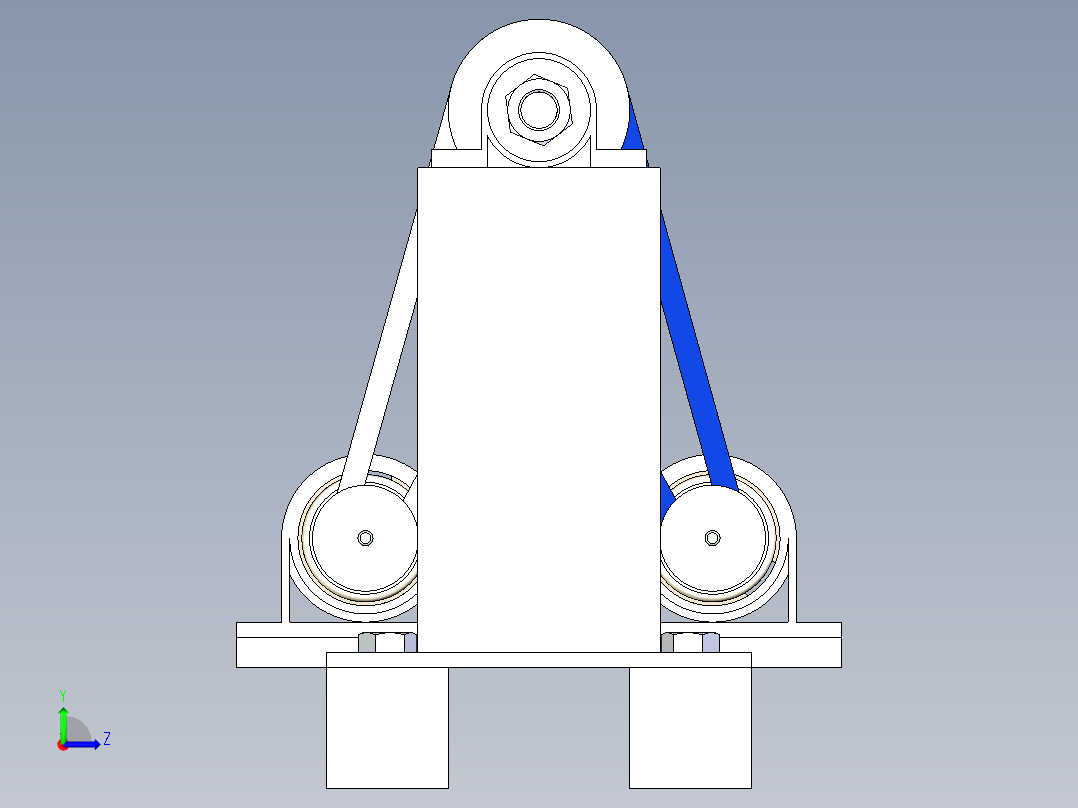 B2004559-迷你木工车床左视图