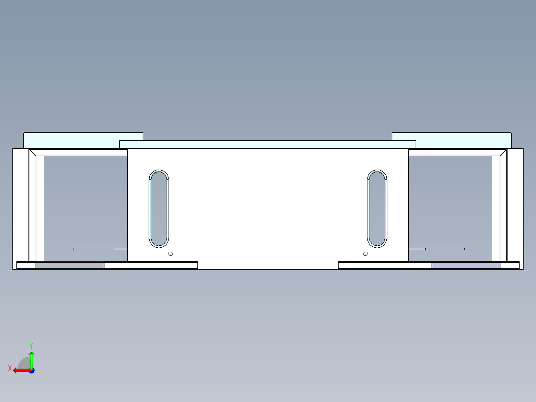B3004379-娱乐中心，50英寸以上电视的大型电视架后视图