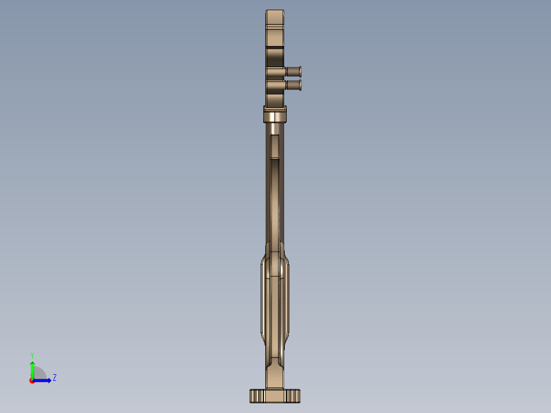 毛笔架（汉语言文学）左视图