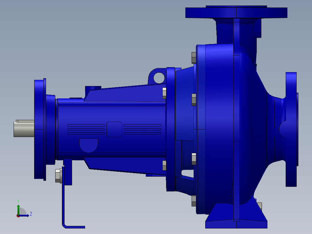 真空泵 NSC_50-200_pn16左视图