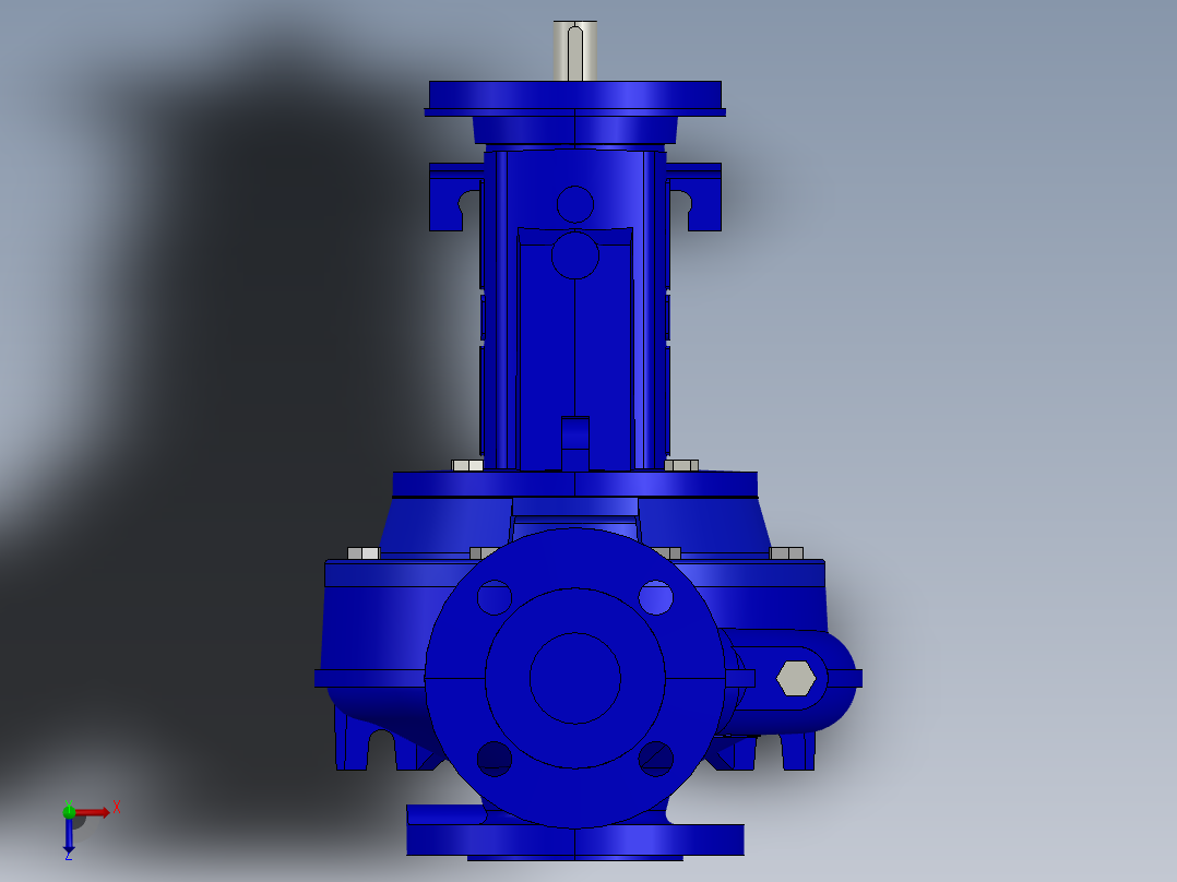 真空泵 NSC_50-200_pn16俯视图