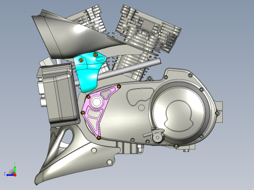 喇叭罩安装 +T-Rex 车架滑块左侧右视缩略图