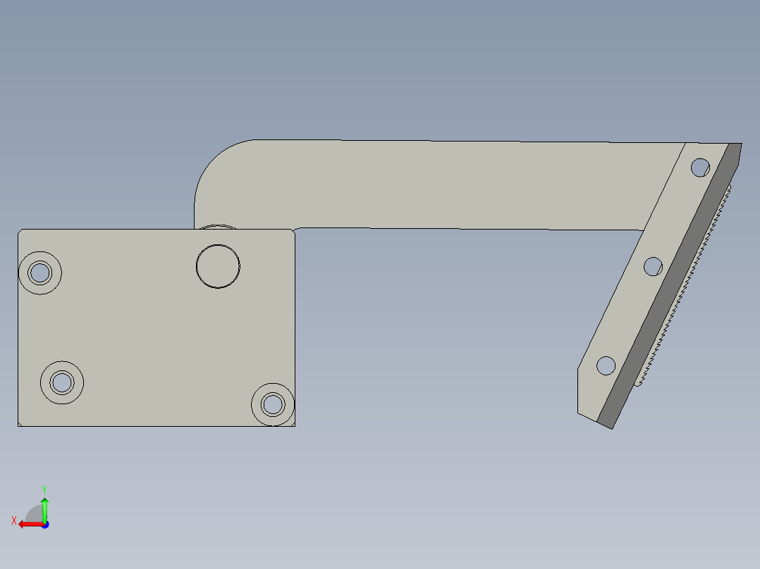 HE分层摆动锯齿机构ASMHR后视图