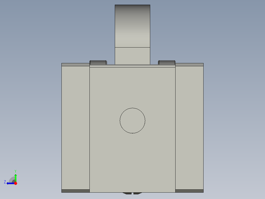 HE分层摆动锯齿机构ASMHR右视图