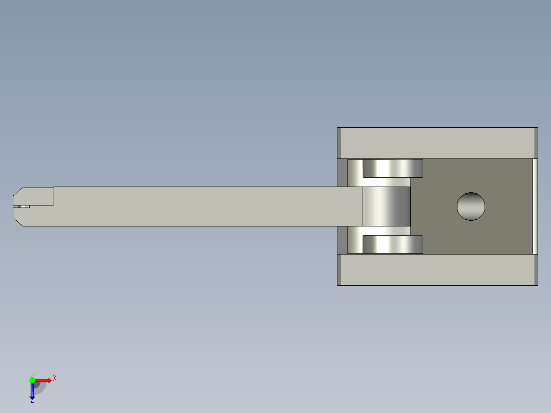 HE分层摆动锯齿机构ASMHR俯视图