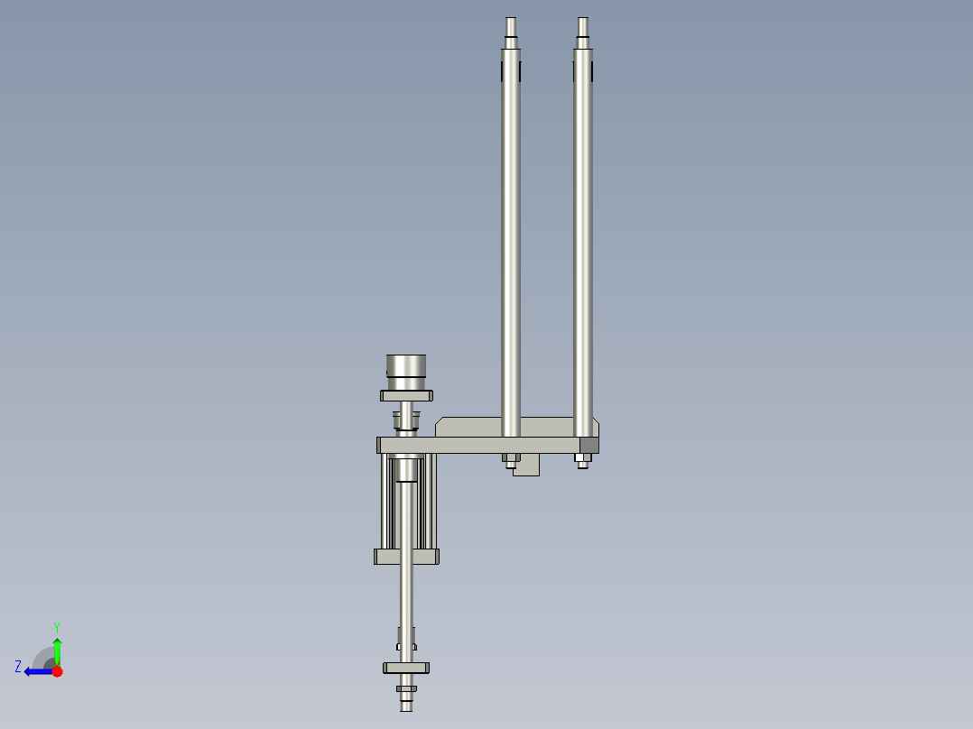 SYSB-NX1832-02卷簧盖铆压机构右视图