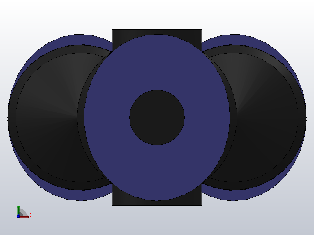 PY塑料Y三通[PY5╱32]前视图