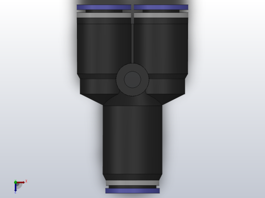 PY塑料Y三通[PY5╱32]俯视缩略图